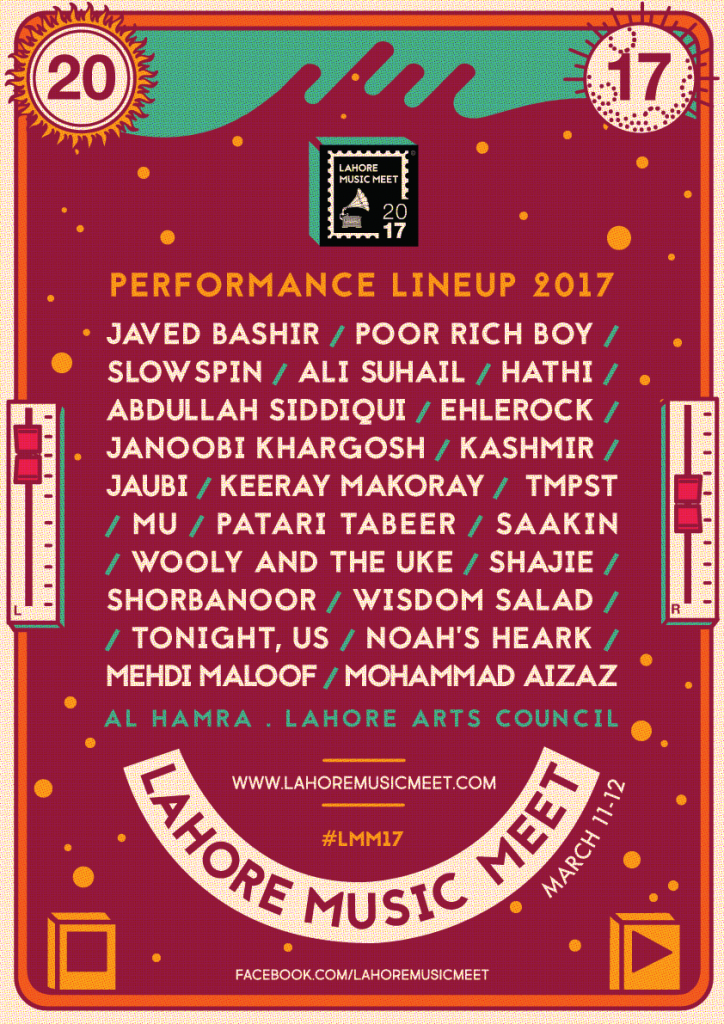 Lahore Music Meet 2017 Artist Lineup